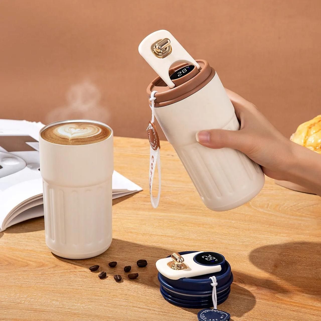 Smart Temperature Display Coffee Mug (420ml)