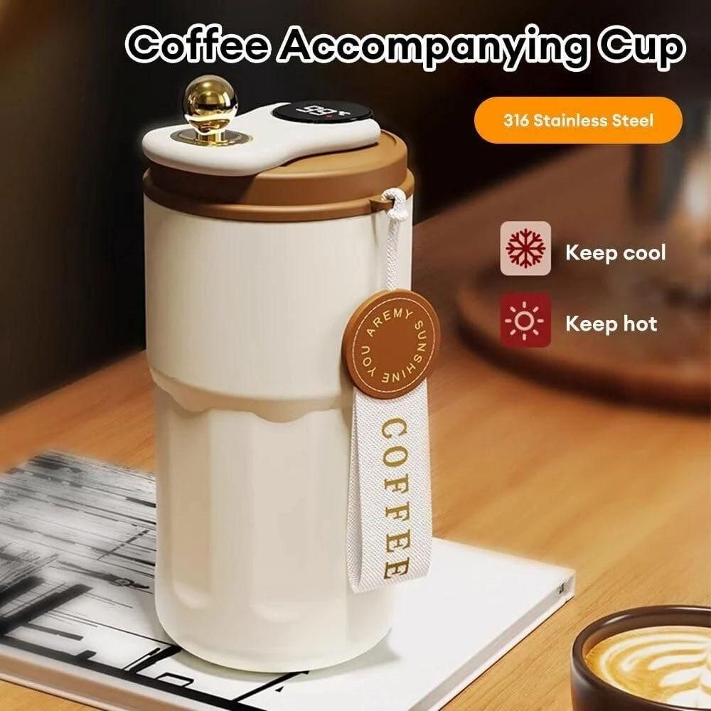 Smart Temperature Display Coffee Mug (420ml)