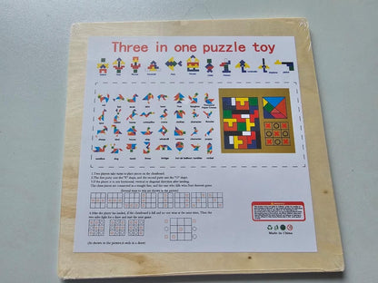 The Ultimate 3-in-1 Wooden Brain Booster Toy