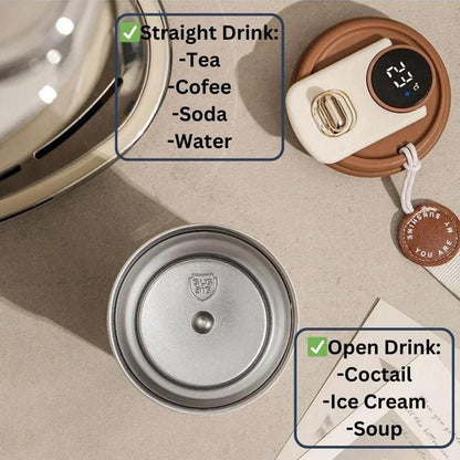 Smart Temperature Display Coffee Mug (420ml)